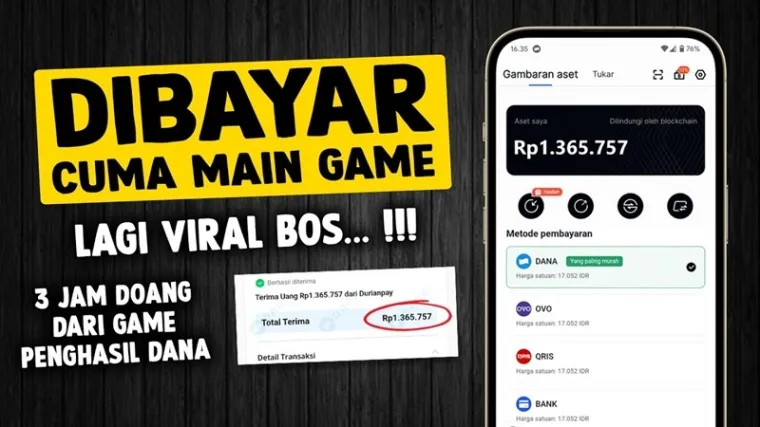 Aplikasi penghasil saldo DANA adalah solusi praktis bagi siapa saja yang ingin mendapatkan penghasilan tambahan dengan mudah